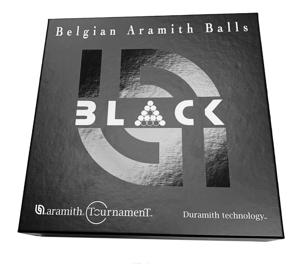 Ball Set Pool 57,2mm Aramith Tournament Black Duramith | Thissen